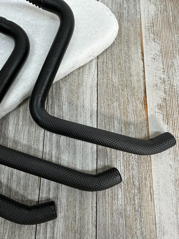 Tree Stand Screw-In Steps - 5 Steps - Black Matte - Non Skid Steps