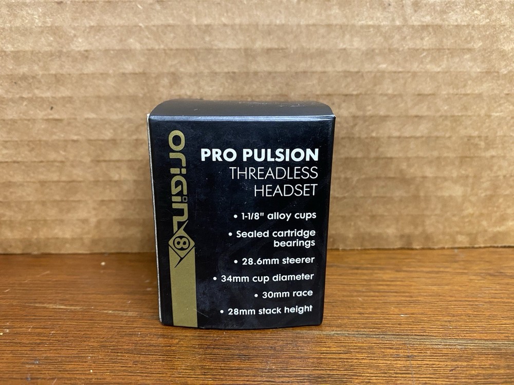 Origin8 SSR Pro Pulsion Threadless Headset Anodized Black