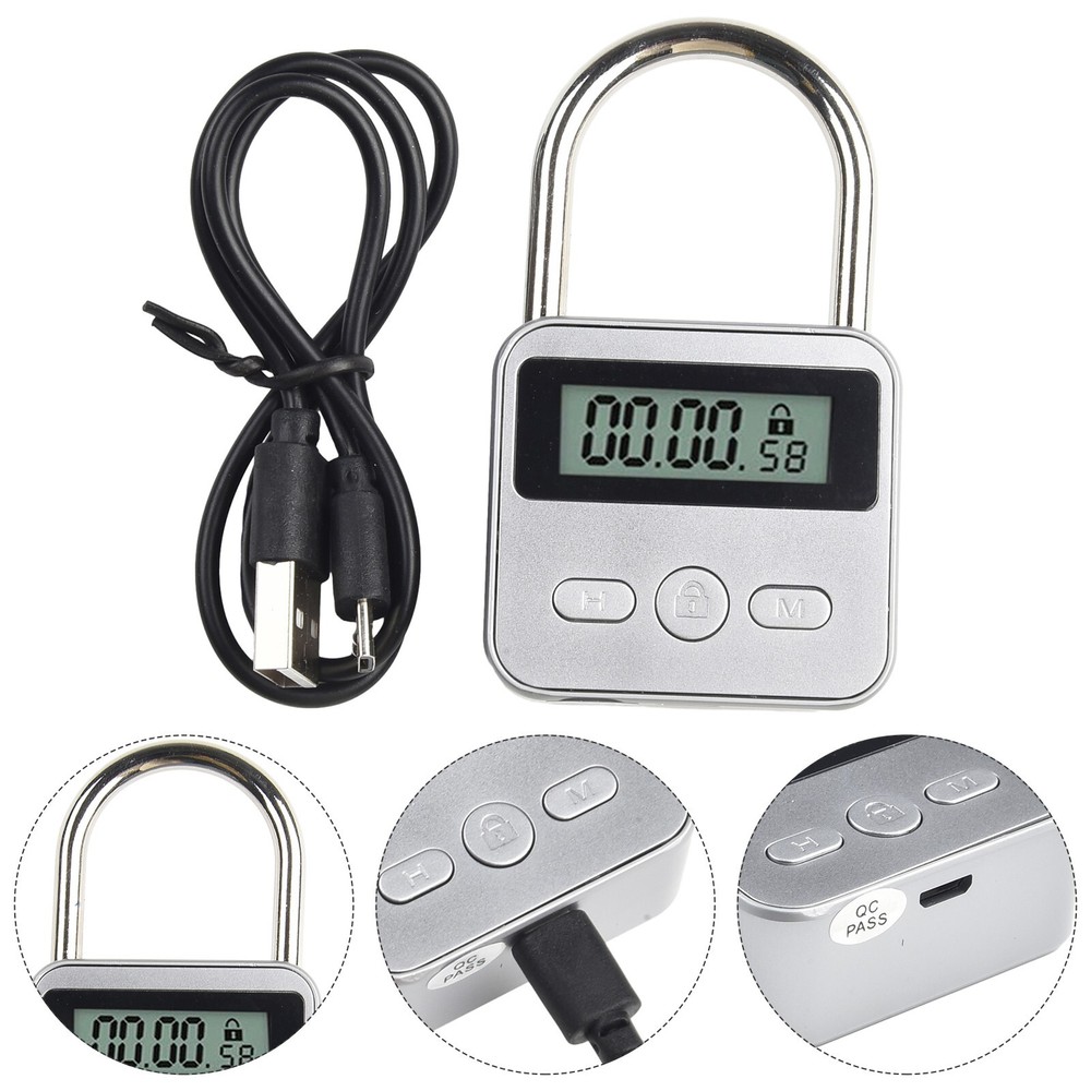 3* Metal Timer Lock Digital Electronic Electronic Time Heavy Duty Multi Function
