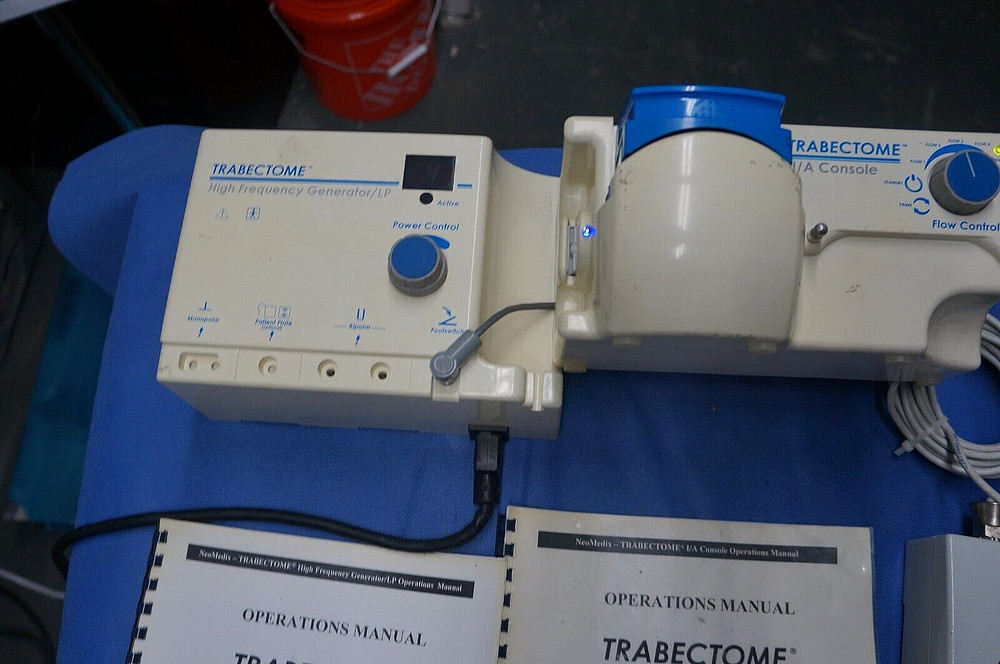 TRABECTOME HIGH FREQUENCY GENERATOR +CONSOLE+FOOTSWITCH