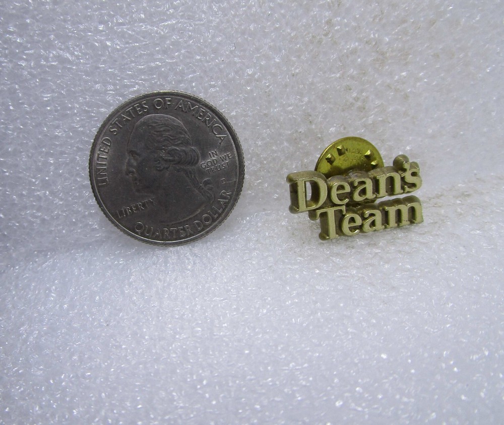 Dean's Team Plastic Pin