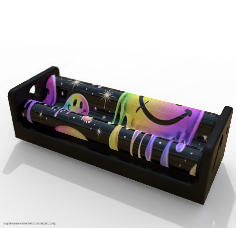Smiley Faces Rolling Machine | 78mm Manual Roller