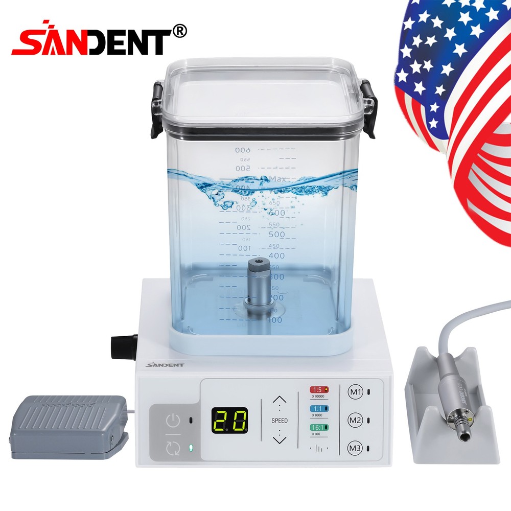 Dental Brushless LED Electric Micro Motor +1:5 Increasing Handpiece Practice CE