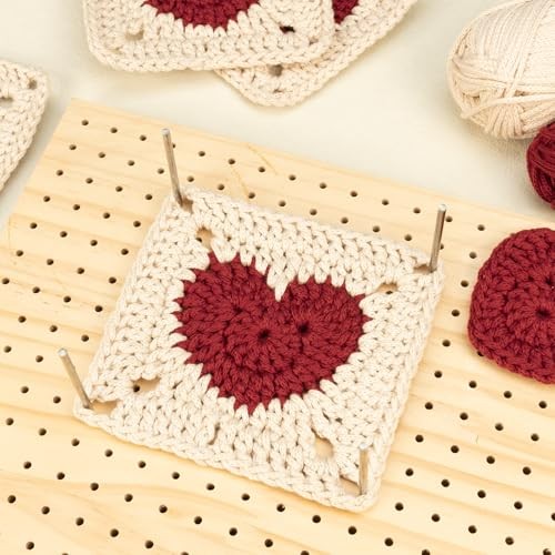 Crochet Kit for Beginners, Granny Square Starter Kit with Step-by-Step Video