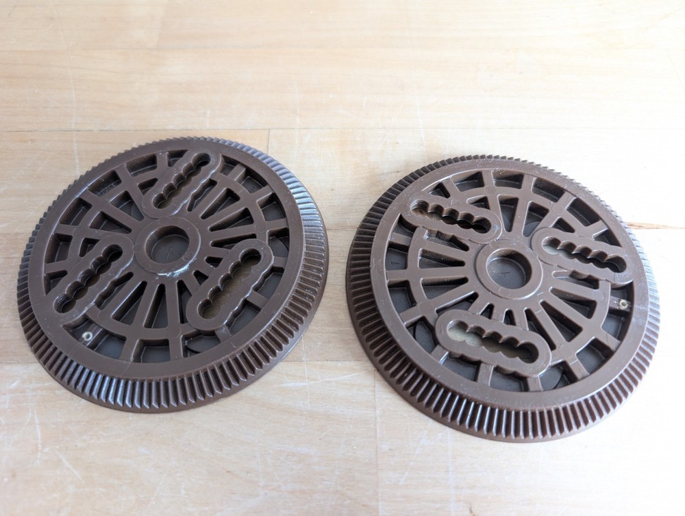 Vintage Burton 3D Binding Snowboard Mounting Discs Pair