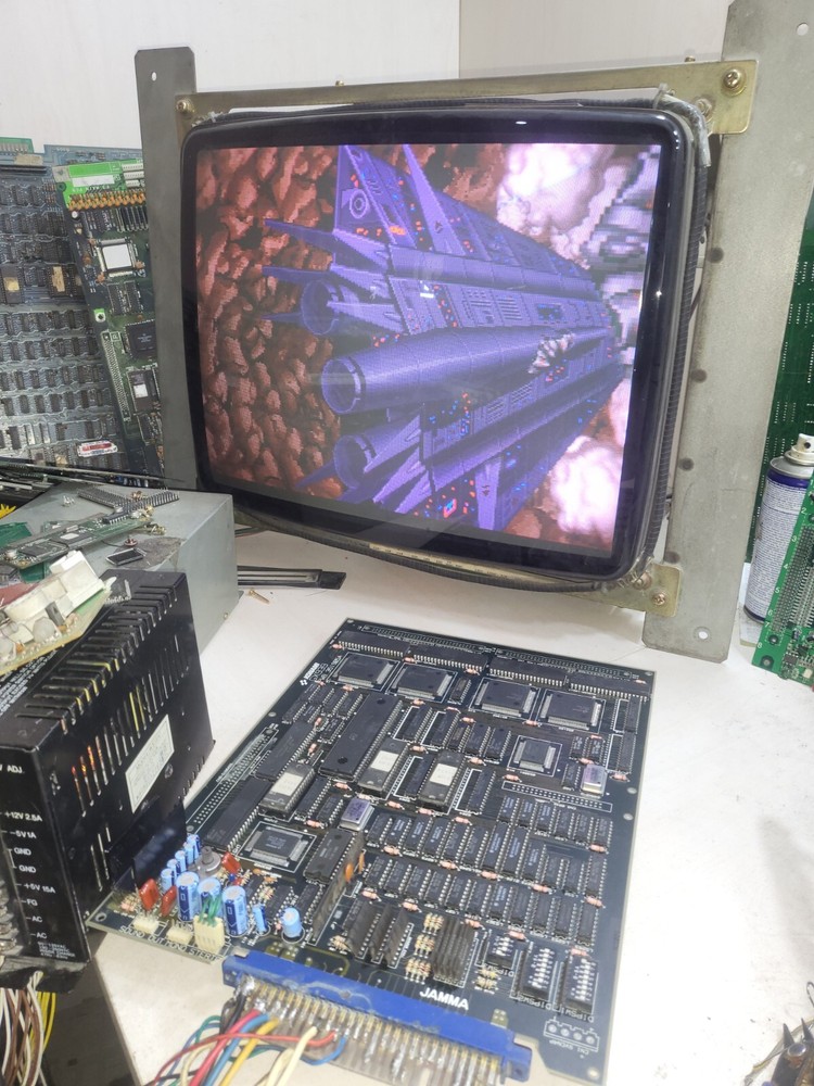 LIGHTNING FIGHTERS BY KONAMI ARCADE PCB JAMMA ORIGINAL