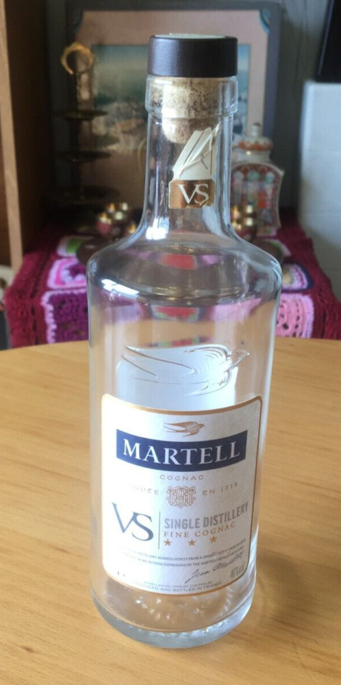EMPTY MARTELL COGNAC 35CL BOTTLE