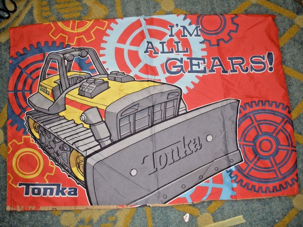 Tonka truck pillowcase