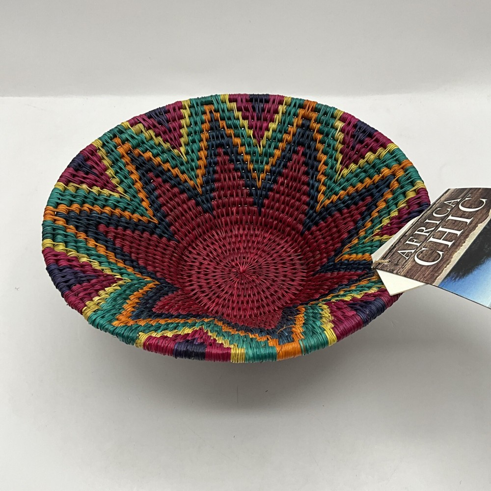 Africa Chic Small Woven Basket