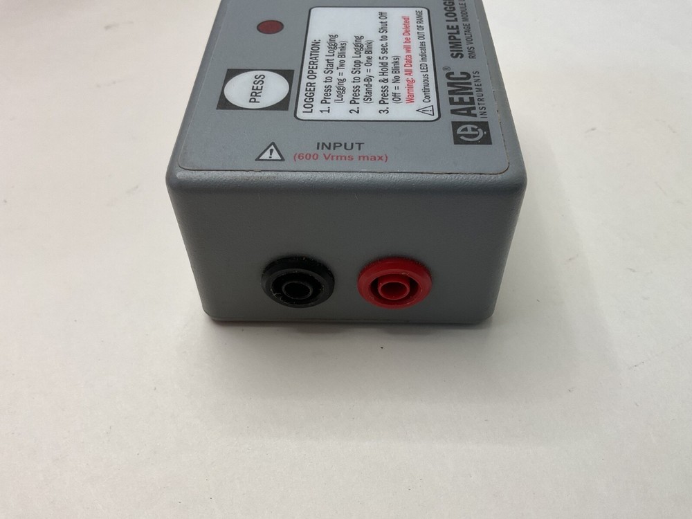 AEMC Instruments L260 Simple Logger RS-232 Voltage Data Logger 600Vrms Max