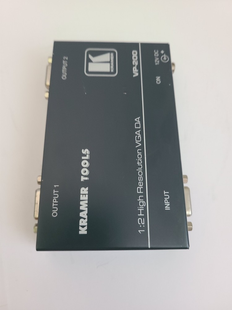 Kramer Tools 1:2 High Resolution VGA DA VP-200, NO POWER SUPPLY