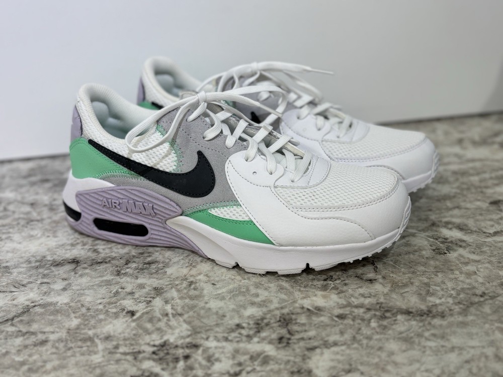 Nike Air Max Breathable White Green Gray Black Purple Sneakers Women