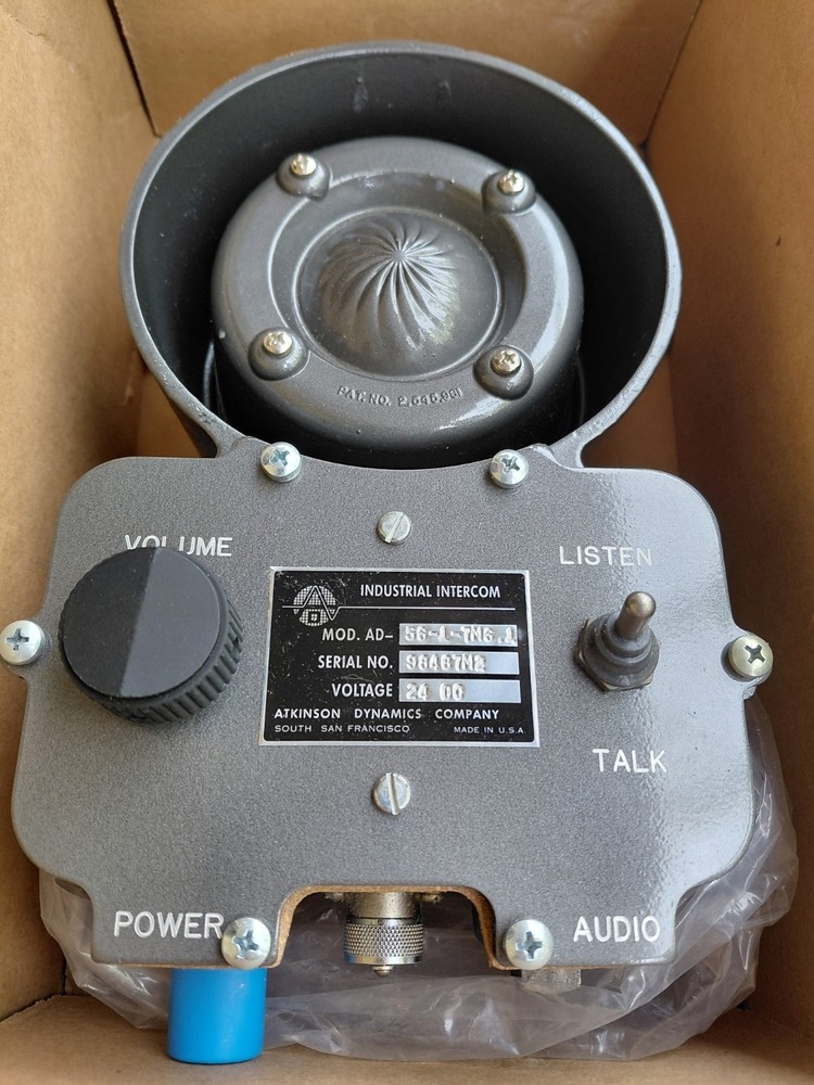 ATKINSON DYNAMICS Model AD26Z Industrial Intercom