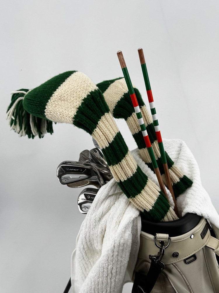 Golf Hickory Alignment Sticks Green Orange White