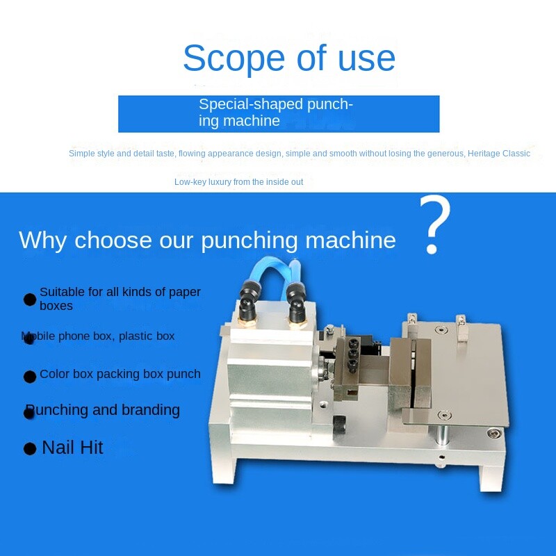 Special-shaped Punching Box Crescent Machine Carton Punching Square Hole Mold