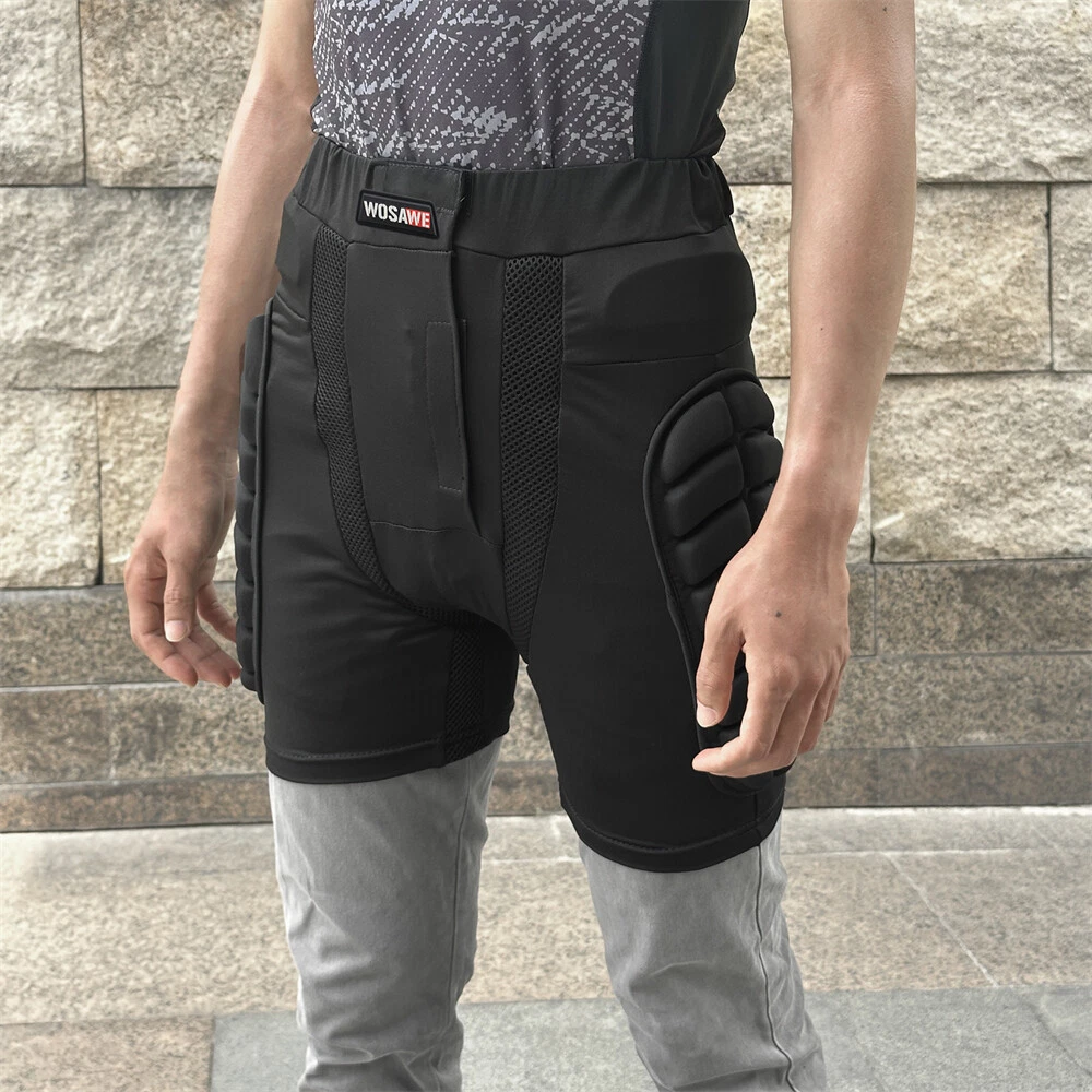 WOSAWE Protective Hip Shorts Ski Snowboard Impact Pants Protector Guards Shorts