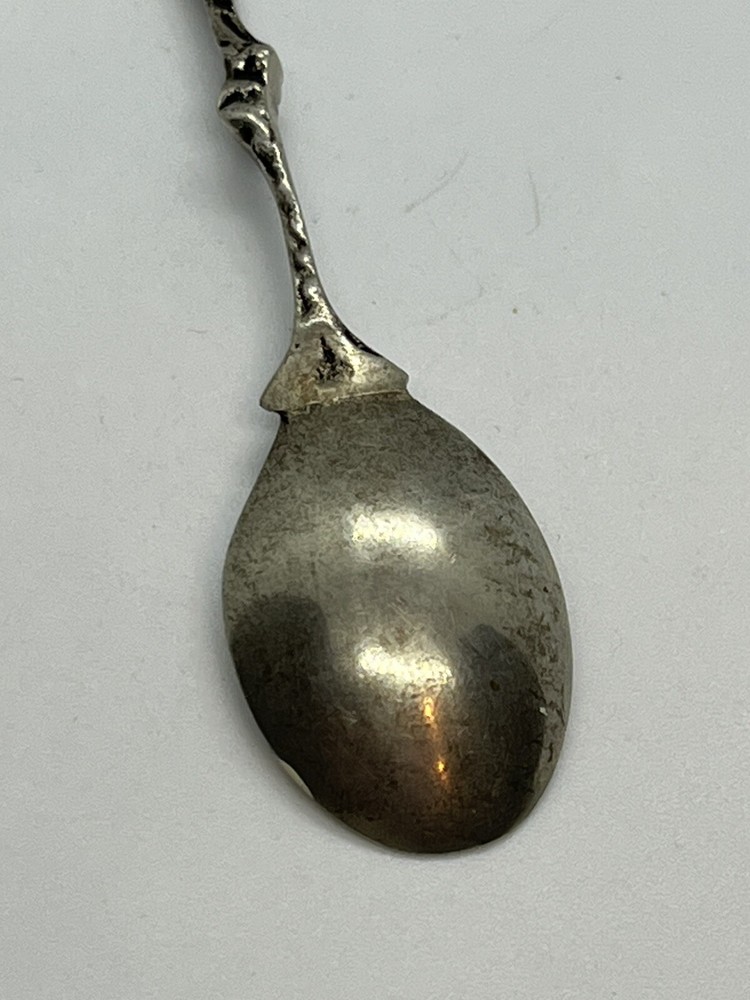 Vintage 800 silver small decorative spoon