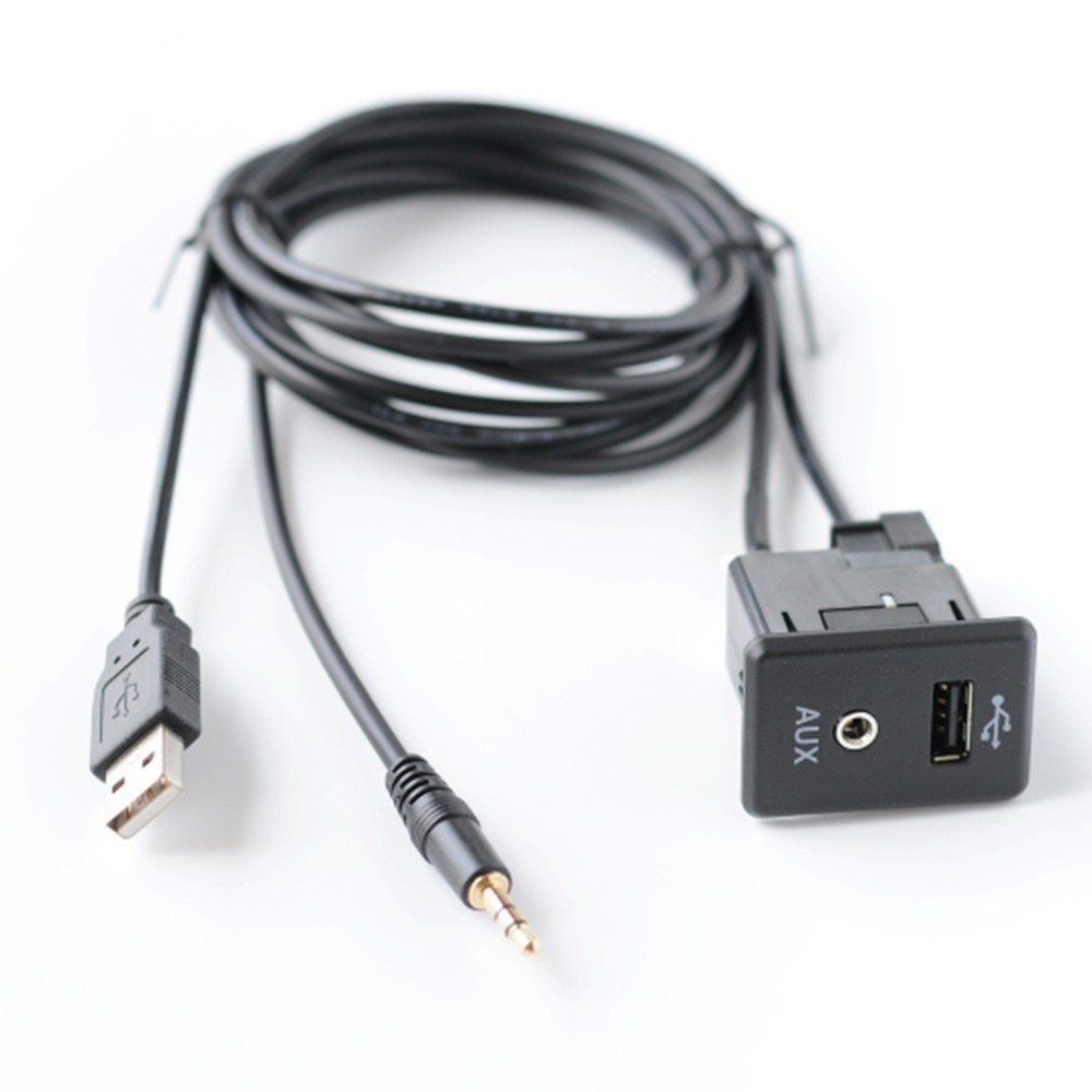 For Nissan 2013 2019 AUX Interface with USB Cable for Audio Connection