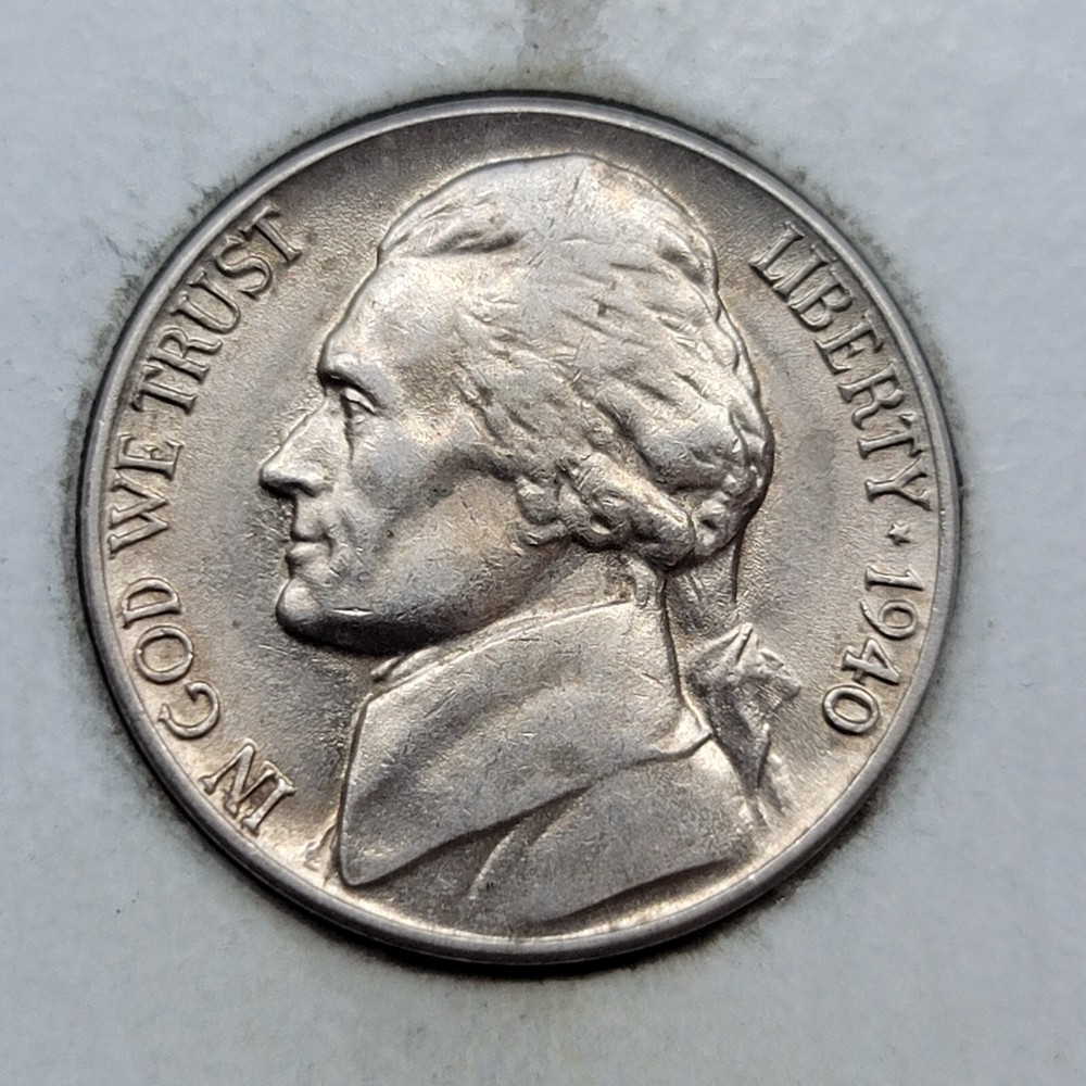 1940 D Denver Mint Jefferson Nickel 13120