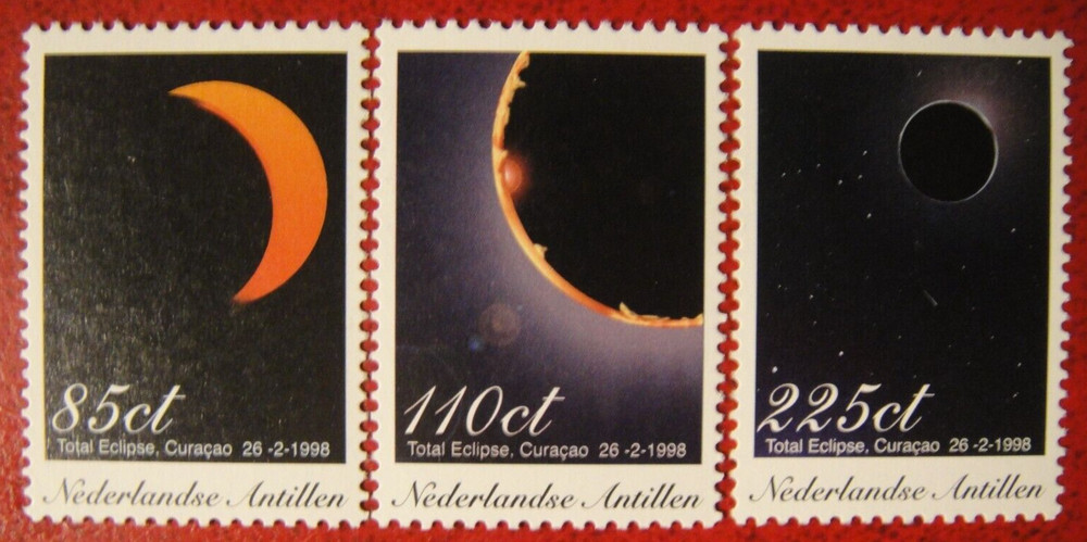 Netherlandse Antilles 1998. Solar Eclipse.  Mint Unhinged.
