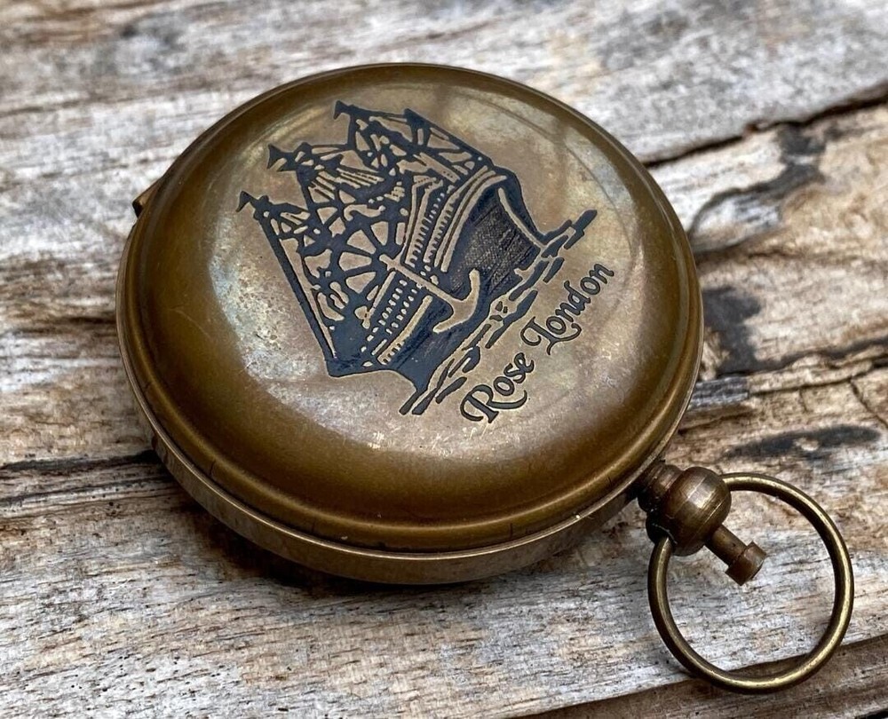 pocket compass | vintage style compass | handmade compass | brass compass Gift