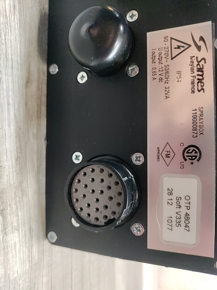 Sames Kremlin 110000873 Spray Box Paint Sprayer Controller Power Supply Used