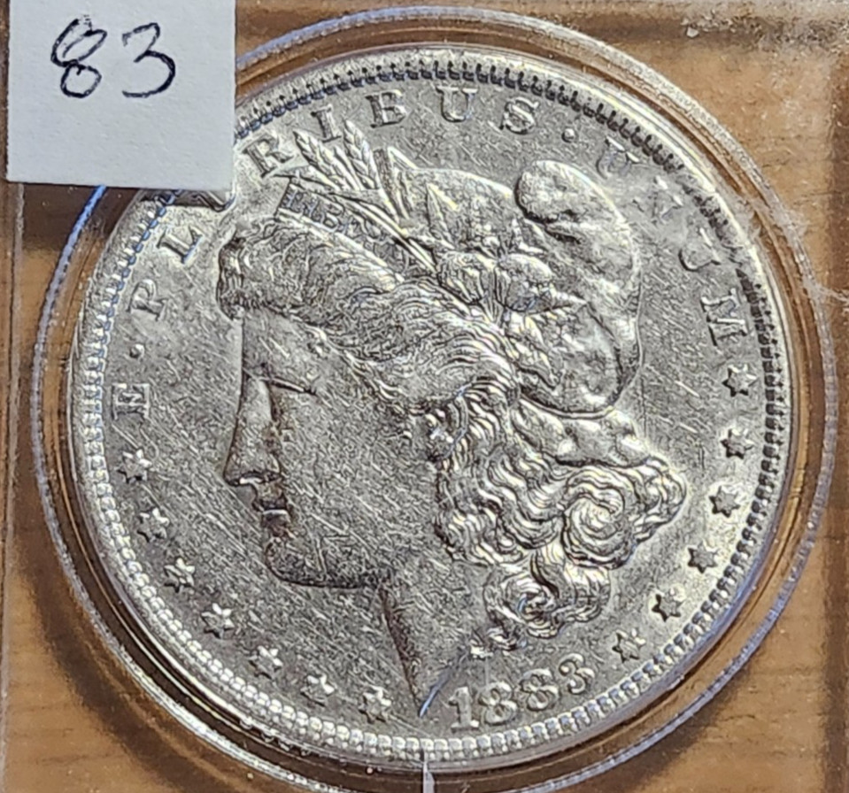 1883 P MORGAN 90% SILVER