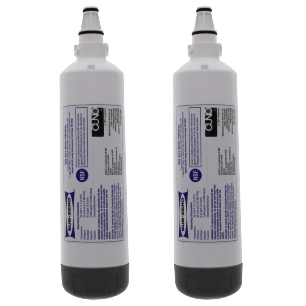 2 PACK Sub--Zero 7012333 UC-15 Ice Maker Refrigerator Water Filter