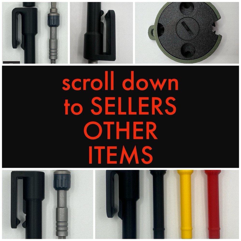For/Multitool/EDC Tool. -2 Bit Holders-Bit Set- and -Flashlight-