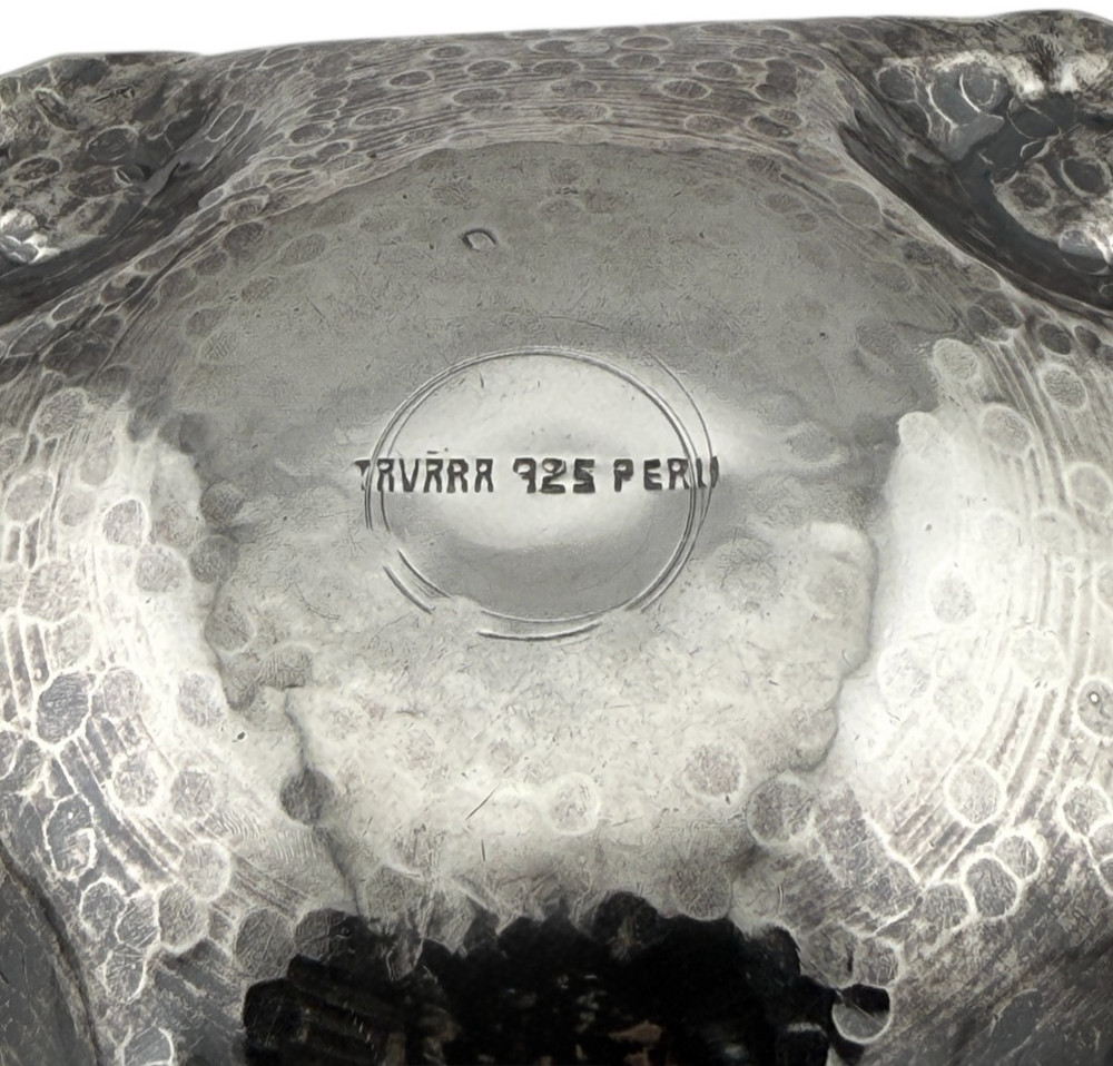 Peruvian .925 Sterling Silver Dish