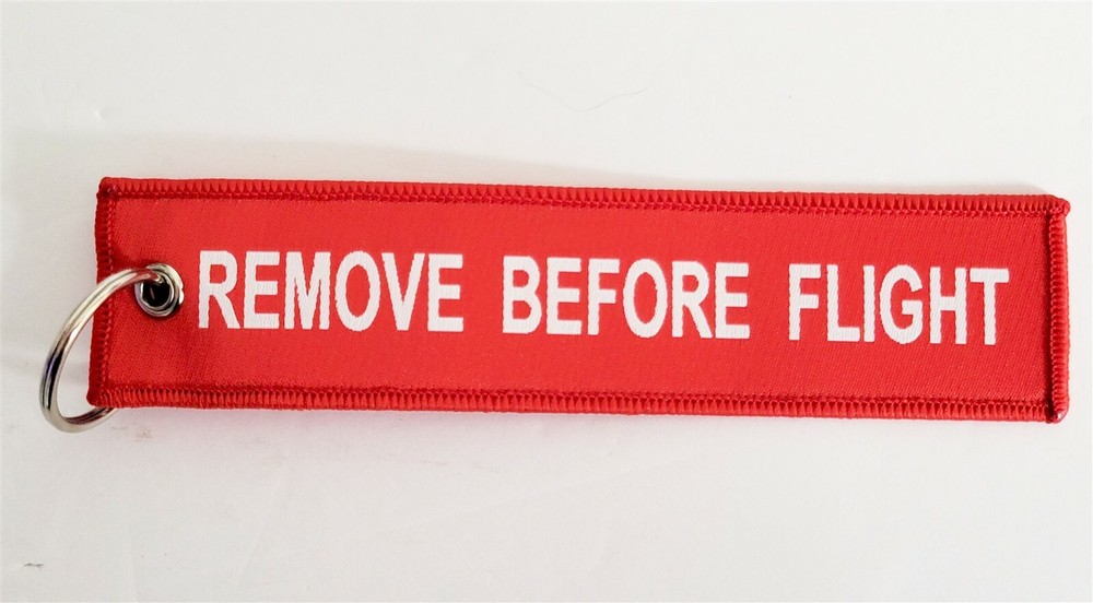 Stalker Aircraft Flight Tag Keychain Military