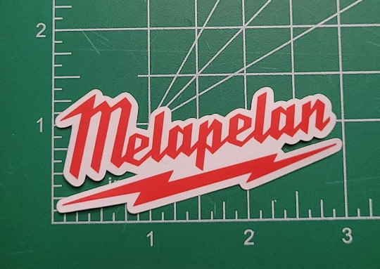 Melapelan Die Cut Vinyl Sticker