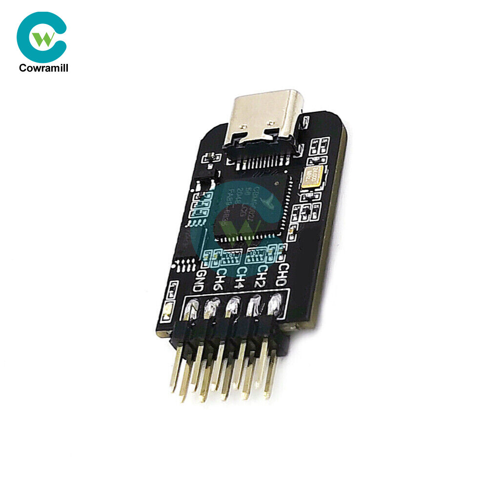 8 Channel Mini Logic Analyzer Type-C MCU Arm FPGA Debugging Tool 24m Sampling