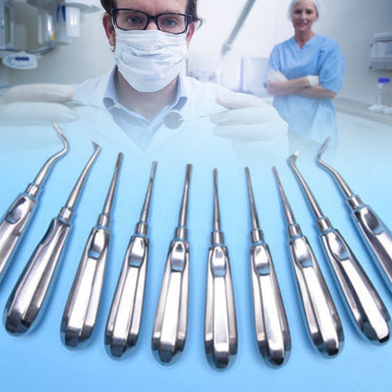 3Set Dental Lab Autoclavable Surgery Extraction Root Elevators Luxating Elevator