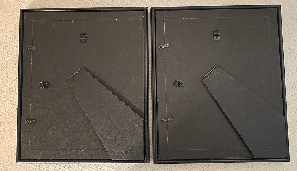 Frames 8x10 Set of Two Black