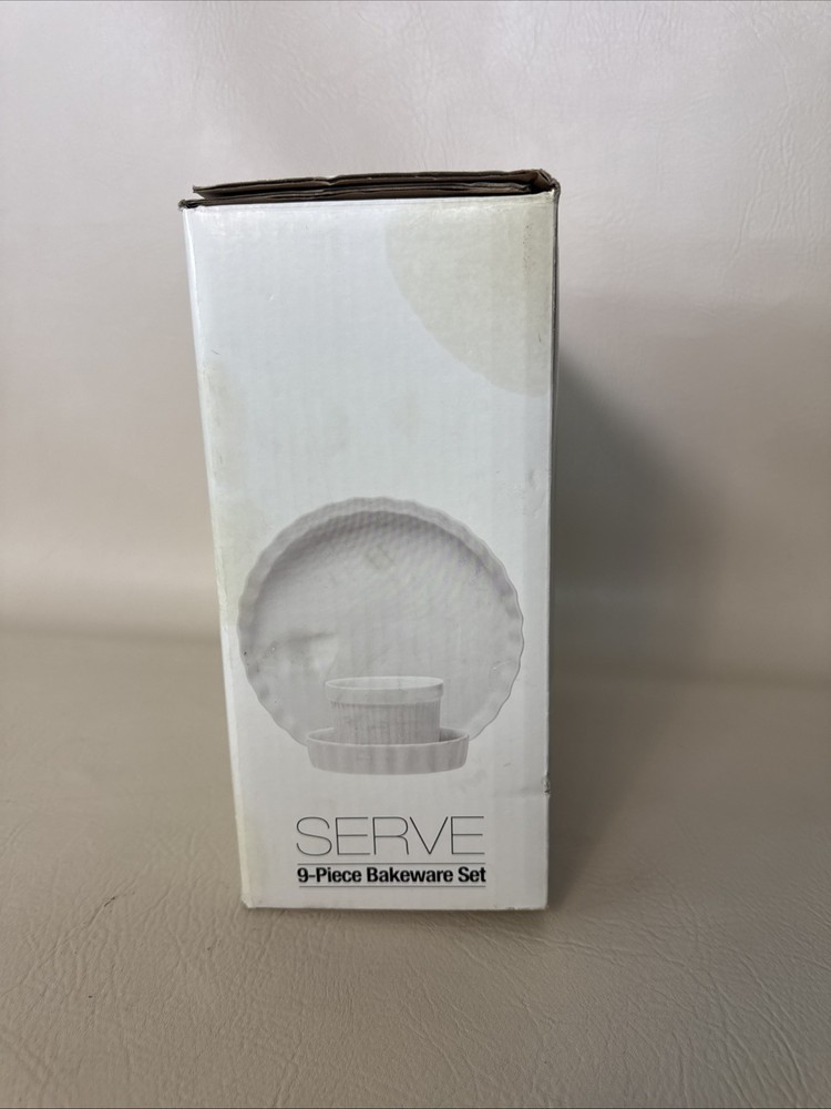 The Cellar 9-Piece Bakeware White Set