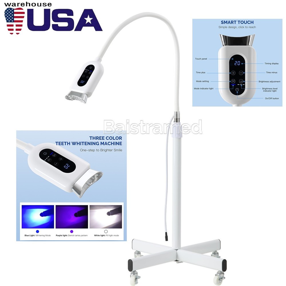 Dental Mobile Teeth Whitening Machine Lamp Accelerator Bleaching Cold LED Light