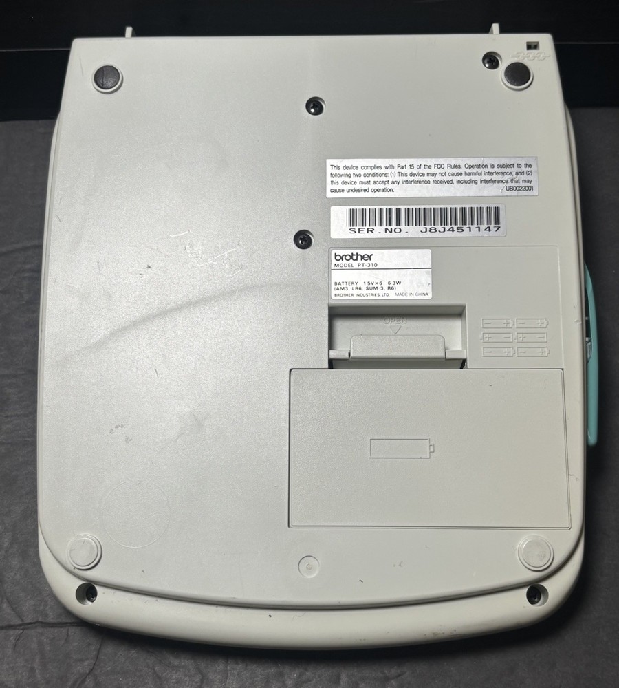 Brother P-Touch PT-310 Electronic Labeling System Label Maker Tested Works