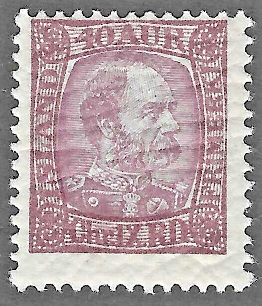 Iceland (1902) - Scott # 42,    MNH