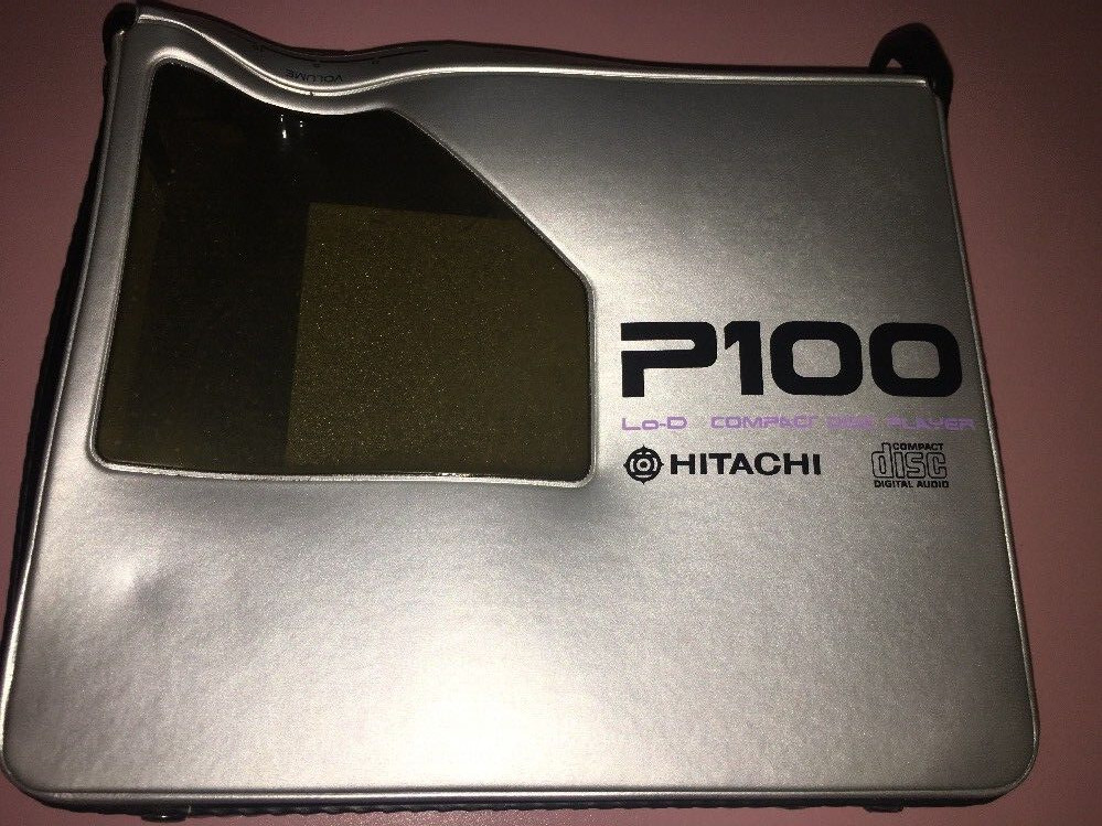 P100 Compact Disc Player Hitachi Carry Case No Straps