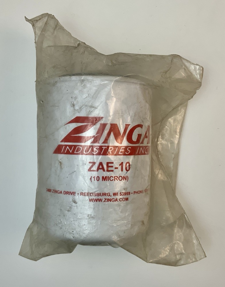 NEW! Zinga ZAE-10 Spin on Filter Element (10 MICRON)