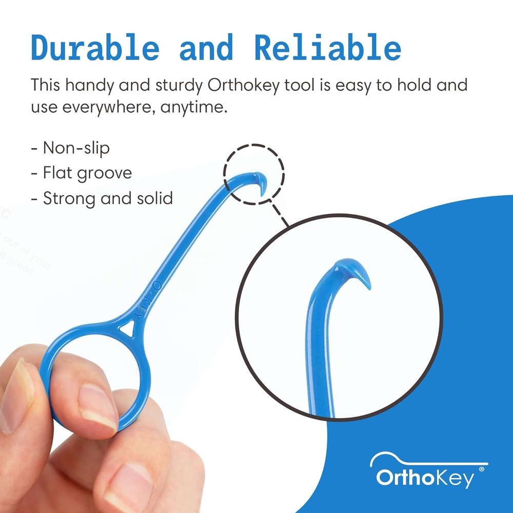 Blue Aligner Remover Tool - Protects Nails while Ensuring Safe Removal - 1-Pack