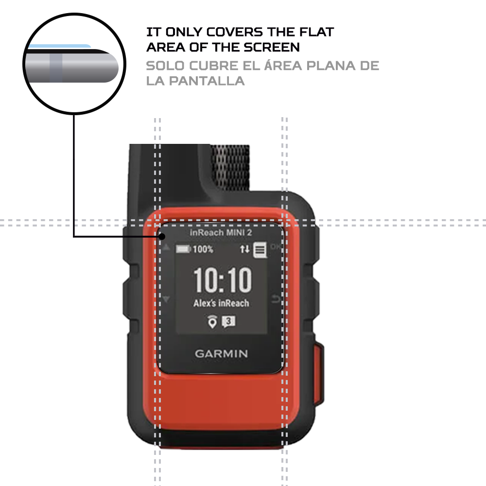 ANTISHOCK Screen protector for Garmin InReach Mini 2
