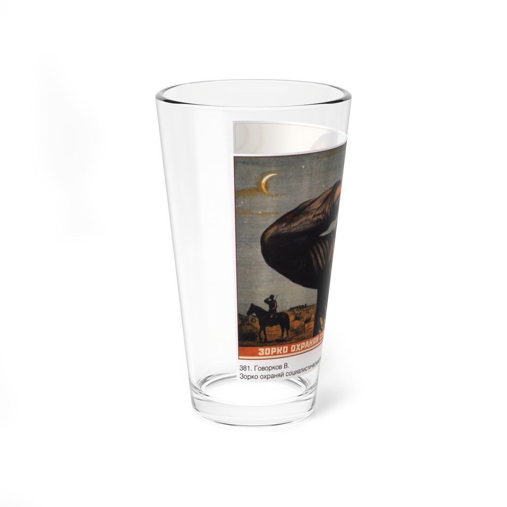Soviet Era Poster 3 - Pint Glass 16oz