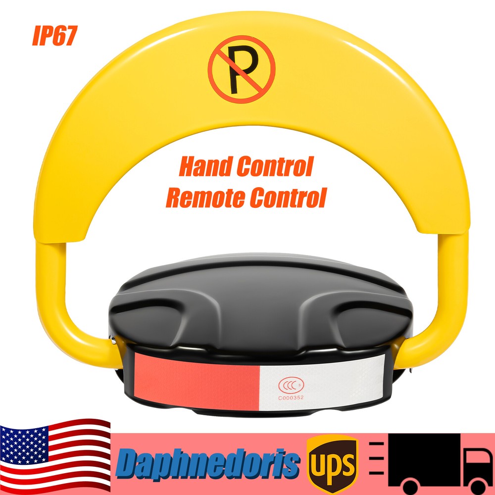 Car Parking Spot Lock Remote Control Foldable Barrier Auto Sensor Anti-Collision
