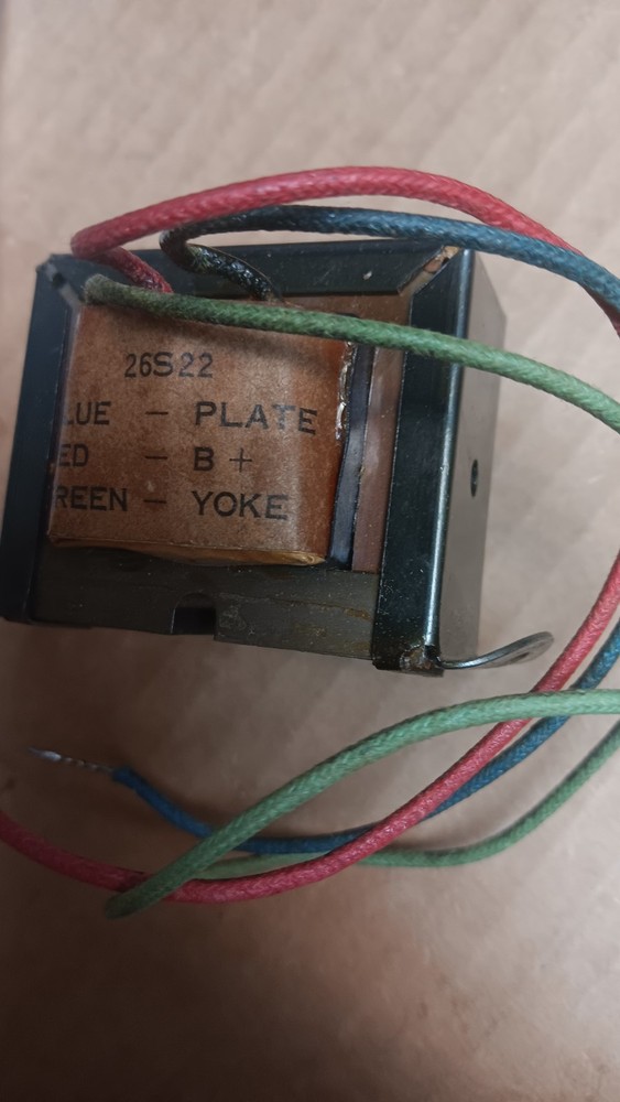 Vintage Thordarson Vertical Output Transformer 26S22 Replacement For Zenith