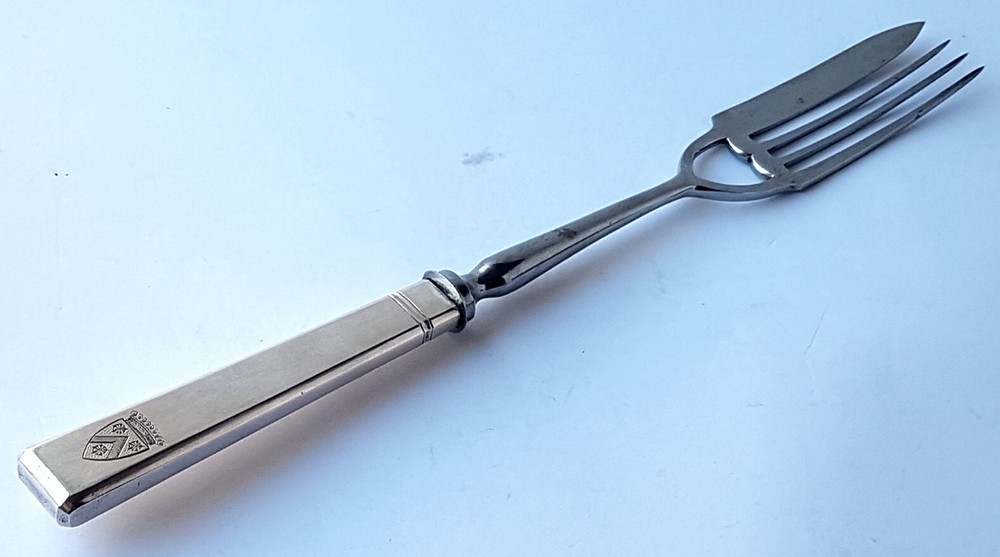 Serving Fork Silver L.Th. Wendelboe Berlin Circa 1863-64 N373