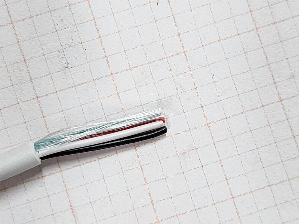 Elite Cable Products 22/4C Solid OFC Security/Alarm/Control Cable White /100ft