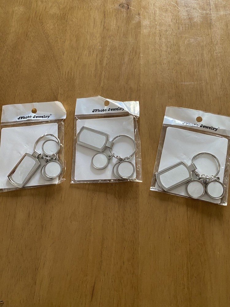 Sublimation keychains. Includes 3.