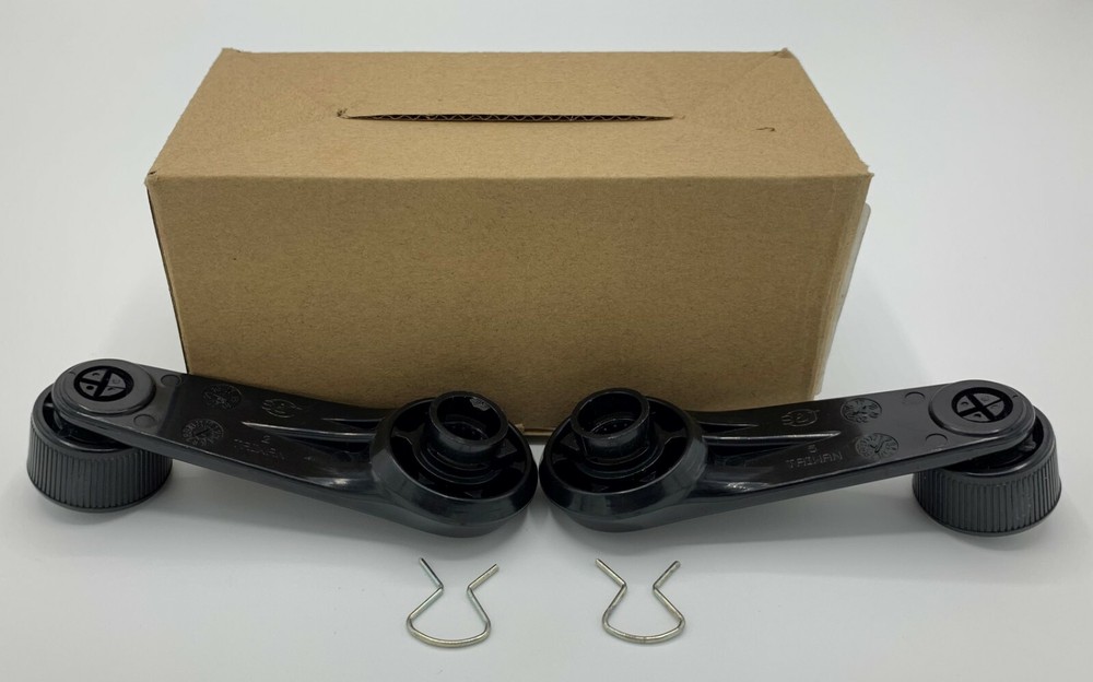 INSIDE WINDOW CRANK ROLLER HANDLES for TOYOTA COROLLA Tercel MR2 SET PAIR